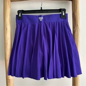 NWOT TNA (Aritzia) Purple Pleated Tennis Skirt